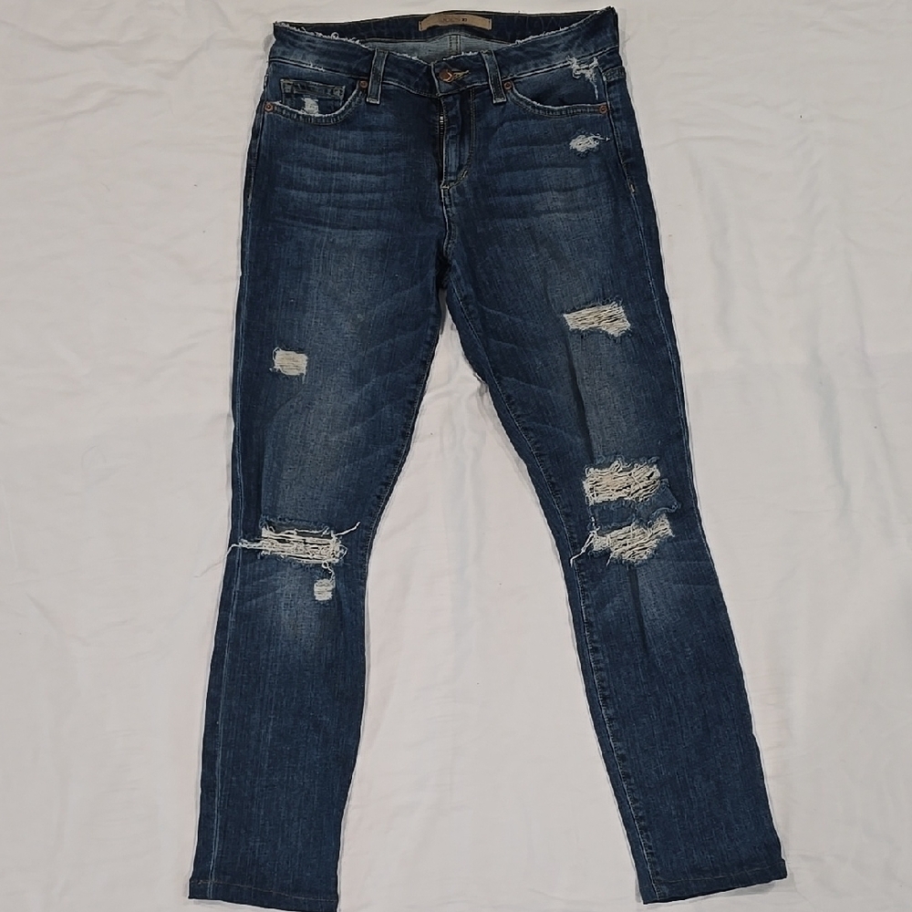 Joe's Jeans Blue Skinny Distressed Denim